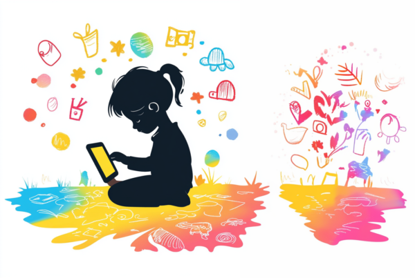 girl playing with AAC device 1